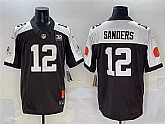 Men's Cleveland Browns #12 Shedeur Sanders Brown White 2025 Draft F.U.S.E. With Jim Brown Memorial & Home Patch Vapor Limited Stitched Jersey,baseball caps,new era cap wholesale,wholesale hats
